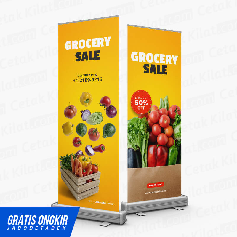 Roll Up Banner - 85 x 200 cm