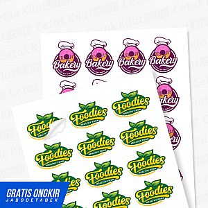 Cetak Stiker Vinyl A3 Digital Cetak Stiker Vinyl A3 Digital