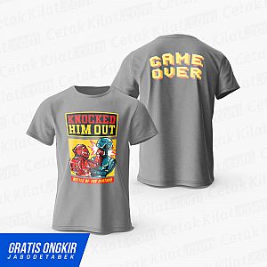 T-Shirt + Sablon T-Shirt + Sablon