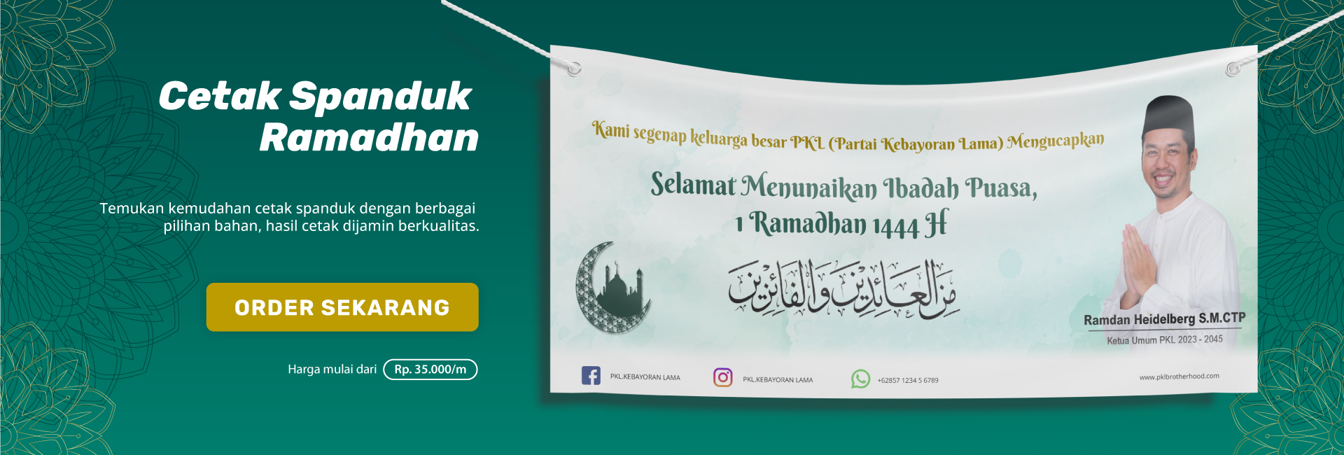 Slideshow Iklan Spanduk Spesial Ramadhan